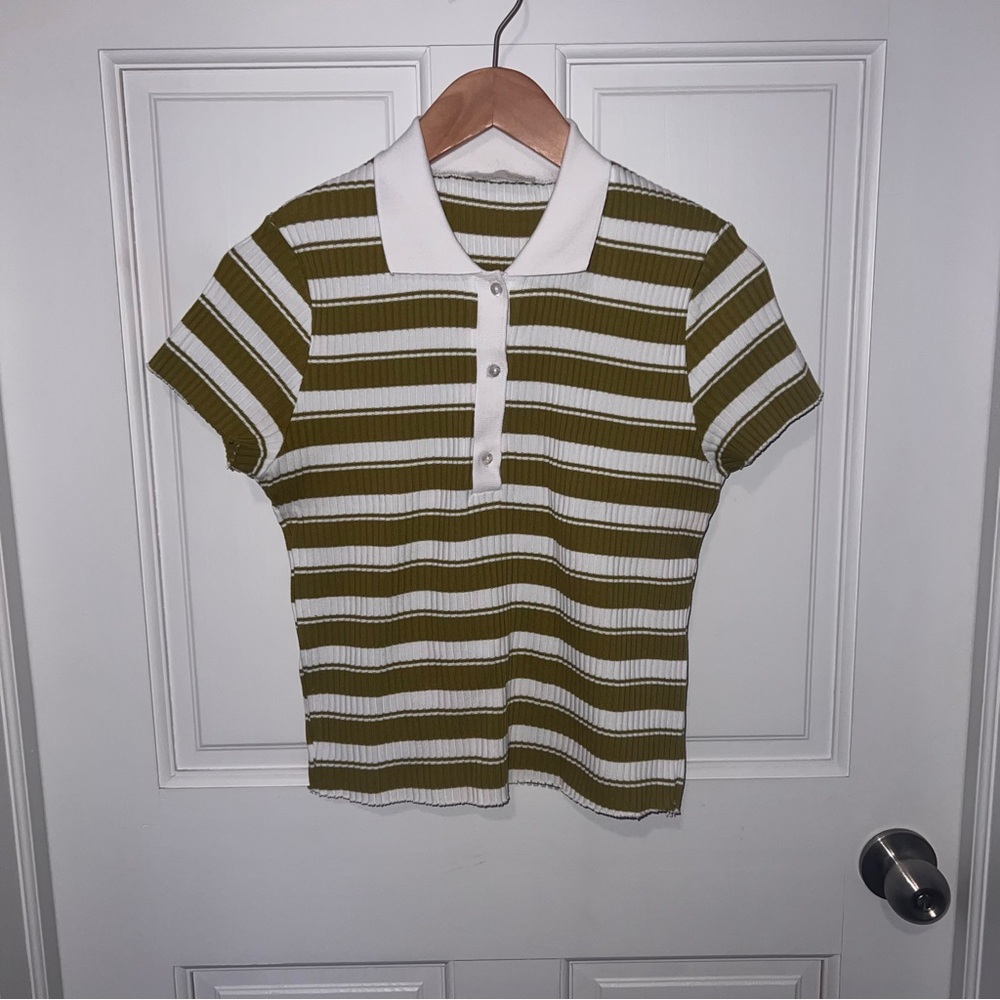 ZARA Striped Polo Shirt
